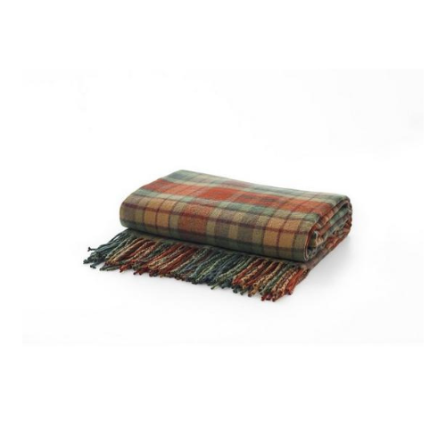 Deyongs Buchanan Tassel Checked Throw