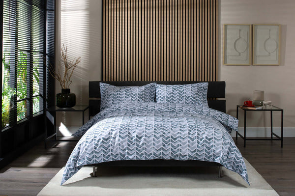 deyongs Chevron Percale Cotton Duvet Set