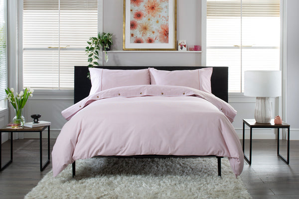 Deyongs Gingham Double Piped Edges Cotton Duvet