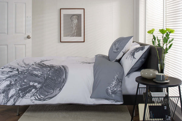 Deyongs Jellyfish Cotton Percale Duvet Set
