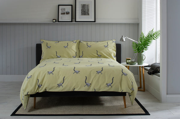 deyongs Lemur Printed Cotton Duvet Set