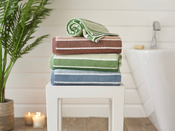 Deyongs Madison Stripe Cotton Towels 550 GSM