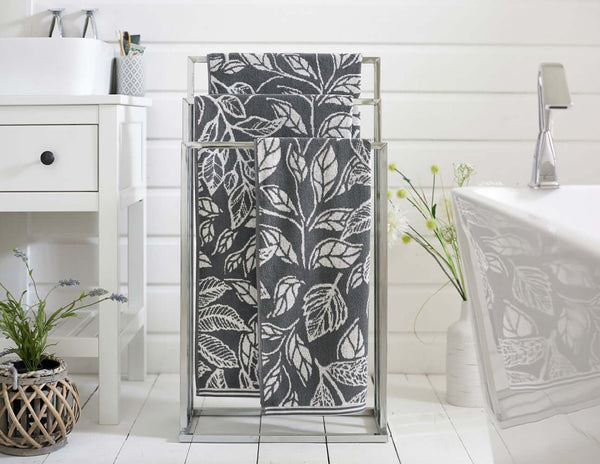 Deyongs Mixed Leaves Jacquard Towels