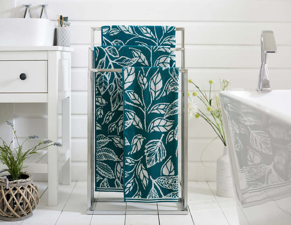 Deyongs Mixed Leaves Jacquard Towels