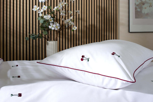 Deyongs Mon Cheri Embroidered Cherries Duvet Set