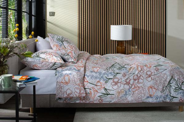 Deyongs Naive Floral Duvet Set With Fabric Bag