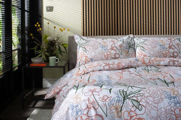 Deyongs Naive Floral Duvet Set With Fabric Bag