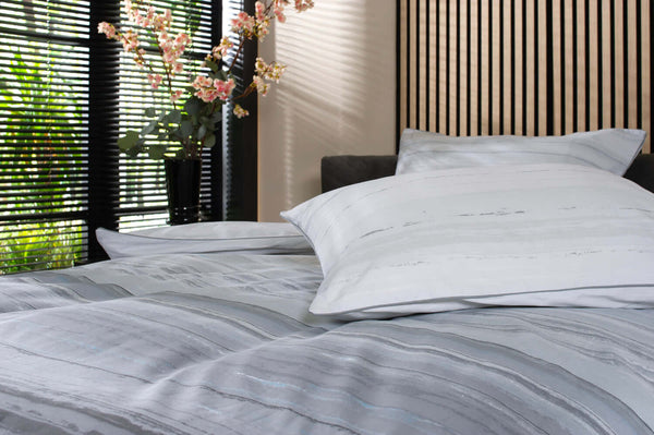 Deyongs Onyx Percale Stripe Duvet Set