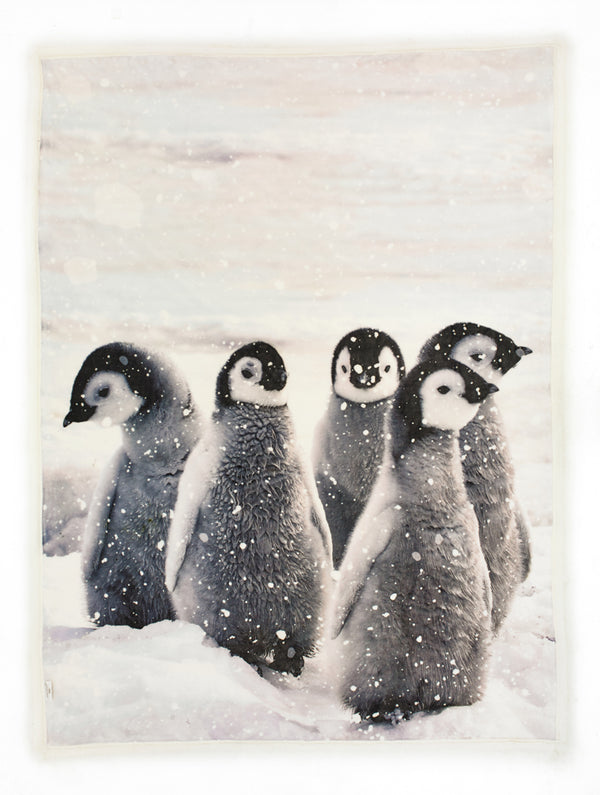 Deyongs Penguin Sherpa Fleece Throw