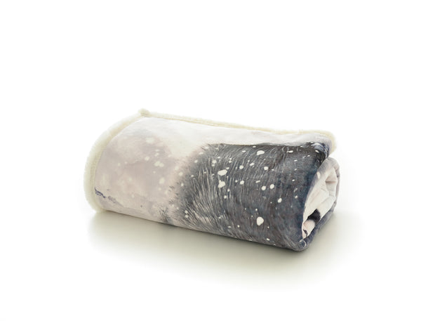 Deyongs Penguin Sherpa Fleece Throw