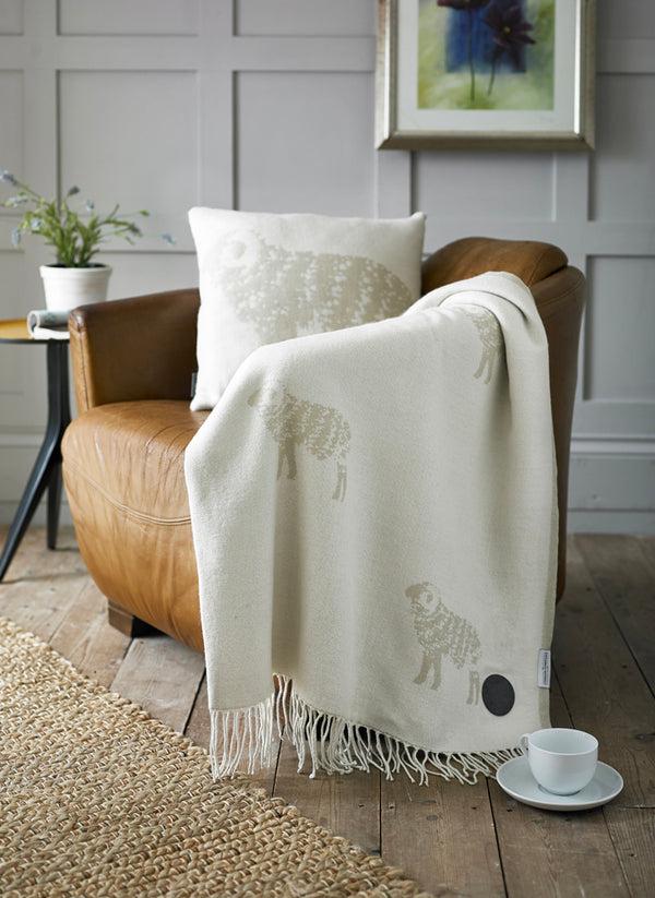 Deyongs Ram Faux Cashmere Throw