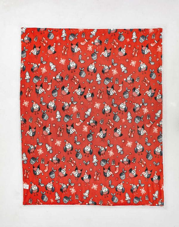 Deyongs Rocking Sherpa Printed Soft Fleece Throw