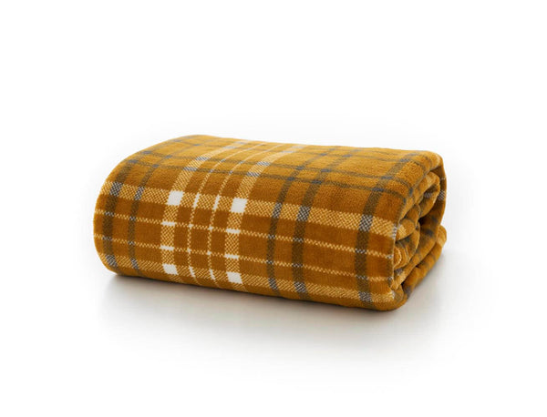 deyongs Snuggle Touch Microfibre Tartan Throw