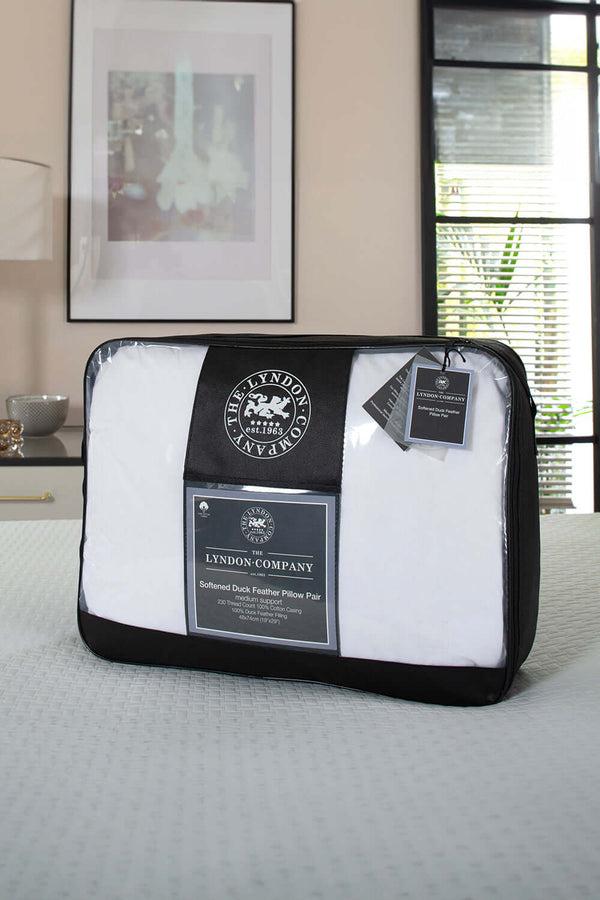 deyongs Softened Duck Feather Pillow Pair - Medium