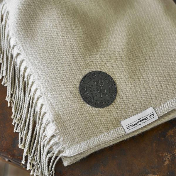 Deyongs Stag Oatmeal Faux Cashmere Throw