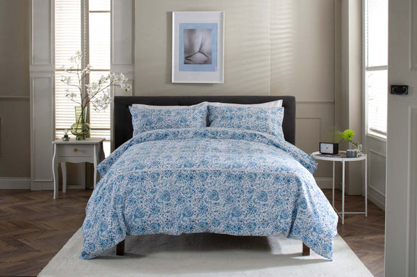 deyongs Sterling Printed Percale Cotton Duvet Set