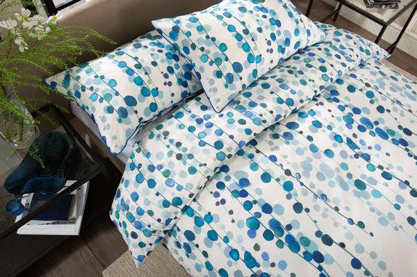 Deyongs String Of Pearls Percale Duvet Set