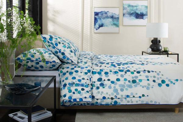 Deyongs String Of Pearls Percale Duvet Set