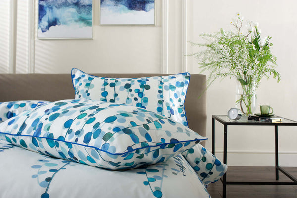 Deyongs String Of Pearls Percale Duvet Set