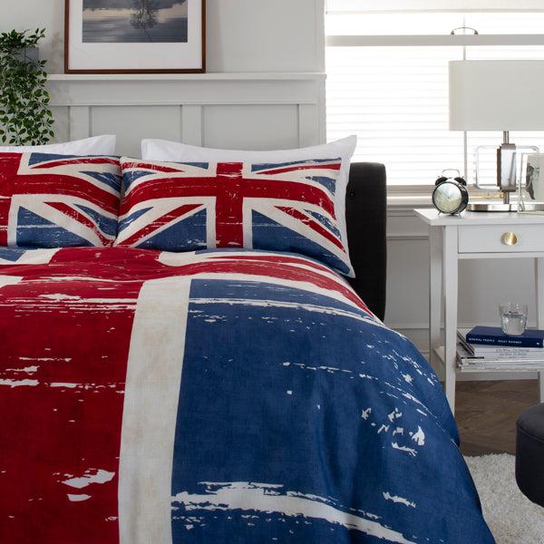Deyongs Union Jack Cotton Rich Bedlinen Duvet Sets