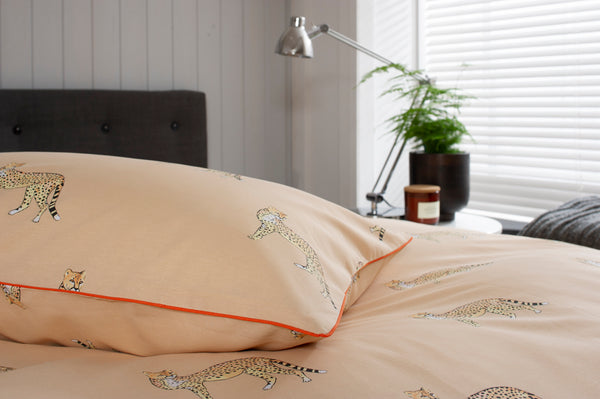 Deyongs Wild Cat Printed Cotton Duvet Set