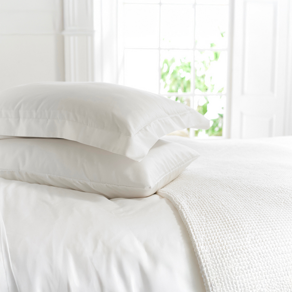 deyongs Greatwall Cotton Sateen White Pillowcase Pair