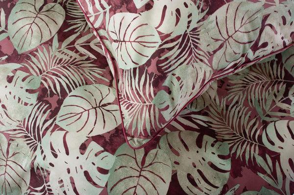 Deyongs Japanese Tropical Garden Red Cotton Duvet Set