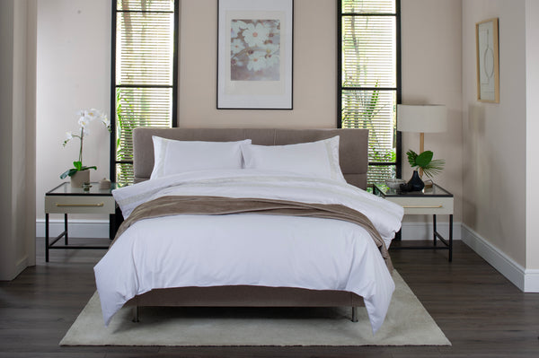 Deyongs Organdie Swirl Embroidered 200TC Cotton Duvet Set