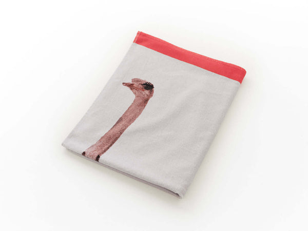 Deyongs Ostrich Printed Cotton Velour Beach Towel 75x150cm