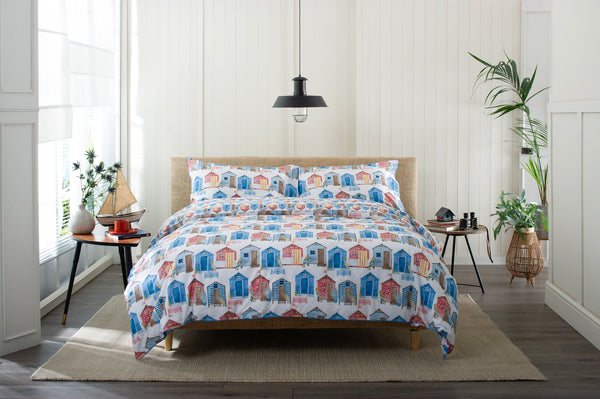 deyongs Queens Parade Cotton Duvet Set with Fabric Bag