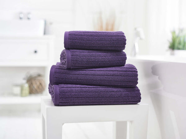 Deyongs Rialto Ribbed Zero Twist Cotton Towels 480 GSM