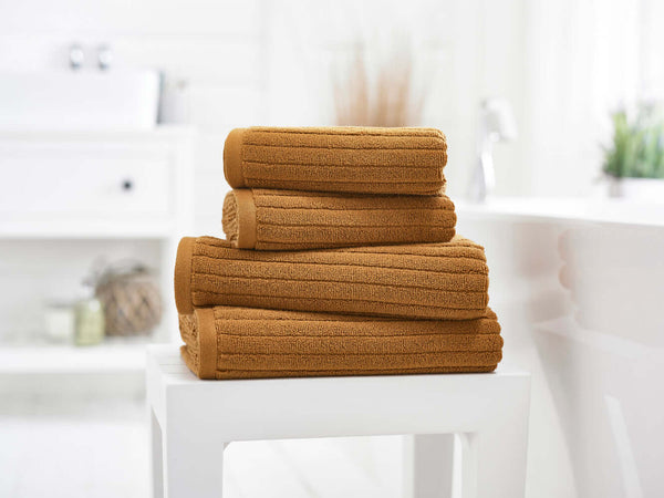 Deyongs Rialto Ribbed Zero Twist Cotton Towels 480 GSM