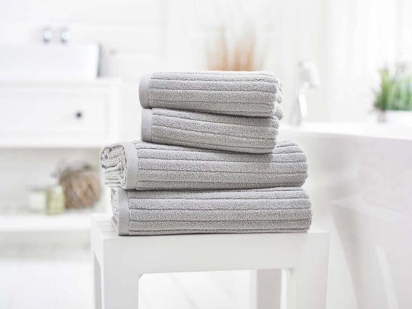 Deyongs Rialto Ribbed Zero Twist Cotton Towels 480 GSM