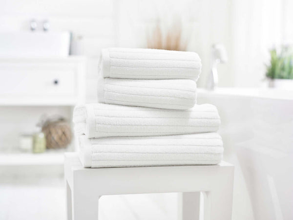 deyongs Rialto Ribbed Zero Twist Cotton Towels 480 GSM