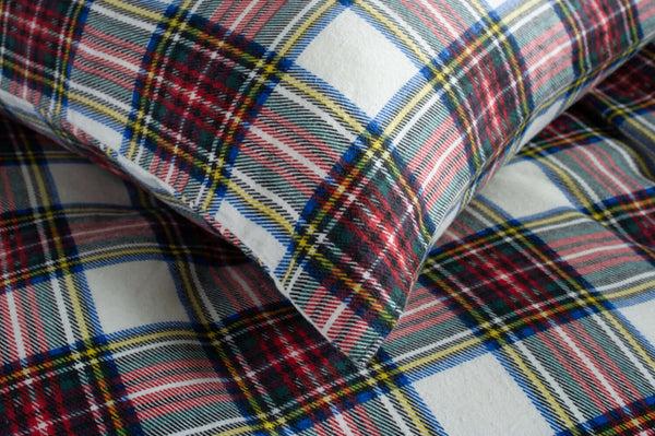 Deyongs Stewart Dress Tartan Check Brushed Cotton Duvet Set With Fabric Bag