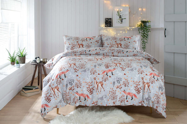 deyongs Winter Wildlife Cotton Everyday Care Duvet Set