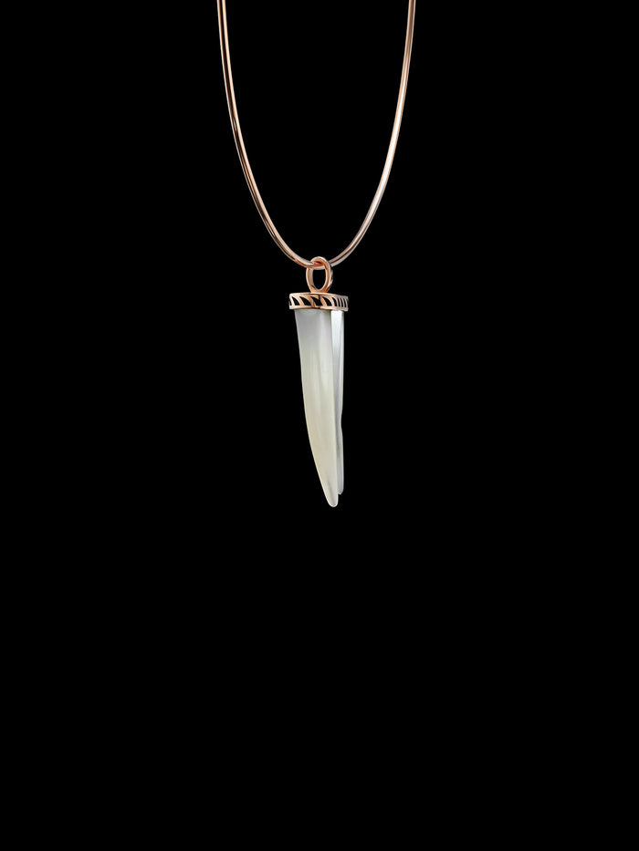 Dezso By Sara Beltran Classic Carved Mother Of Pearl Tusk