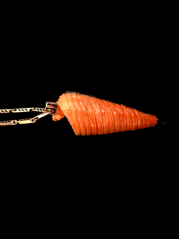 Dezso By Sara Beltran Coral Telescopium Shell With Beryl