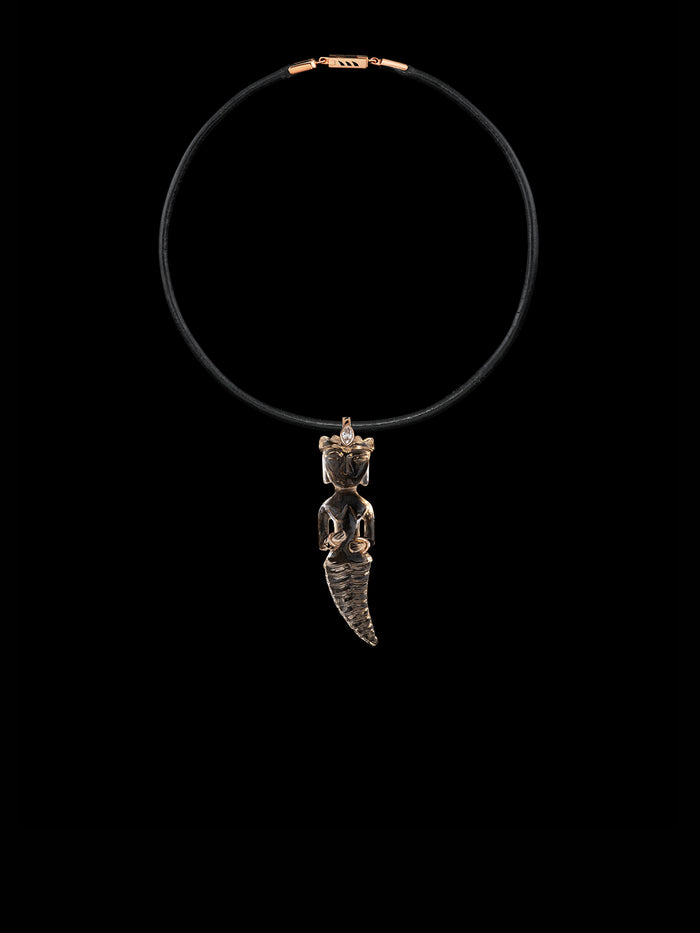 Dezso By Sara Beltran Crystal Kai Ocean King Charm With Marquise Diamond Crown And Gold And Enamel Bracelets