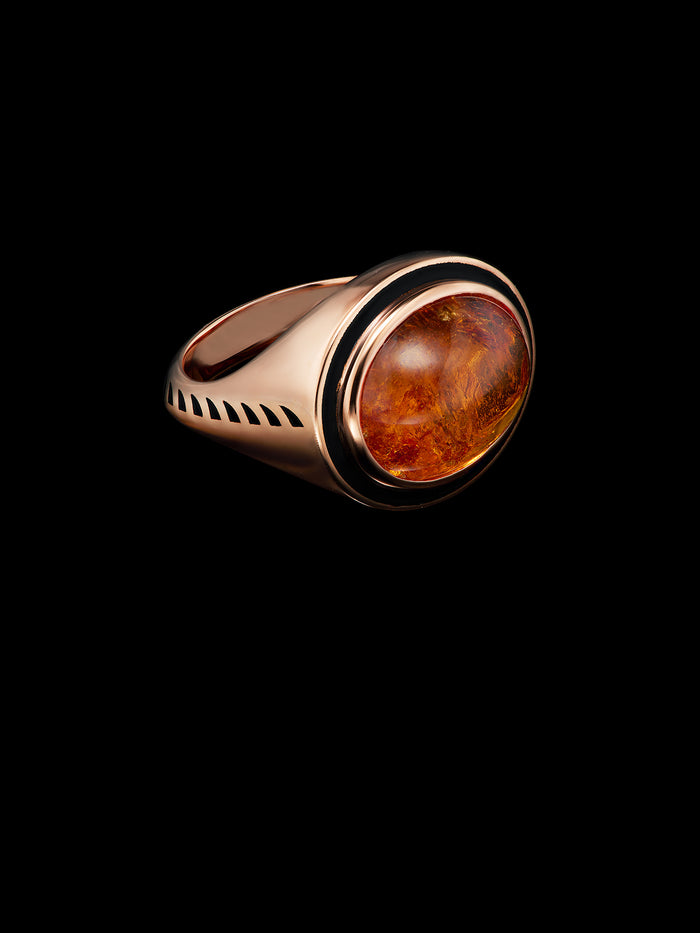 Dezso By Sara Beltran Mandarin Garnet Ring