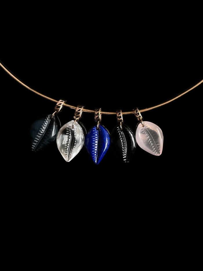 dezso by sara beltran Petite Carved Cowry Charm