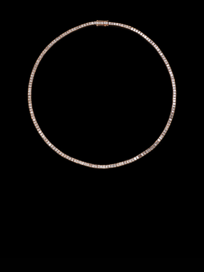 dezso by sara beltran Dezso Diamond Tennis Necklace
