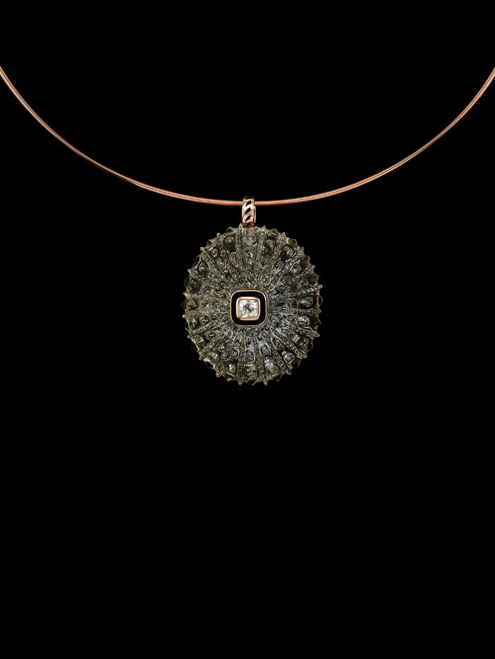 dezso by sara beltran Grande Lemon Quartz Urchin with Beryl