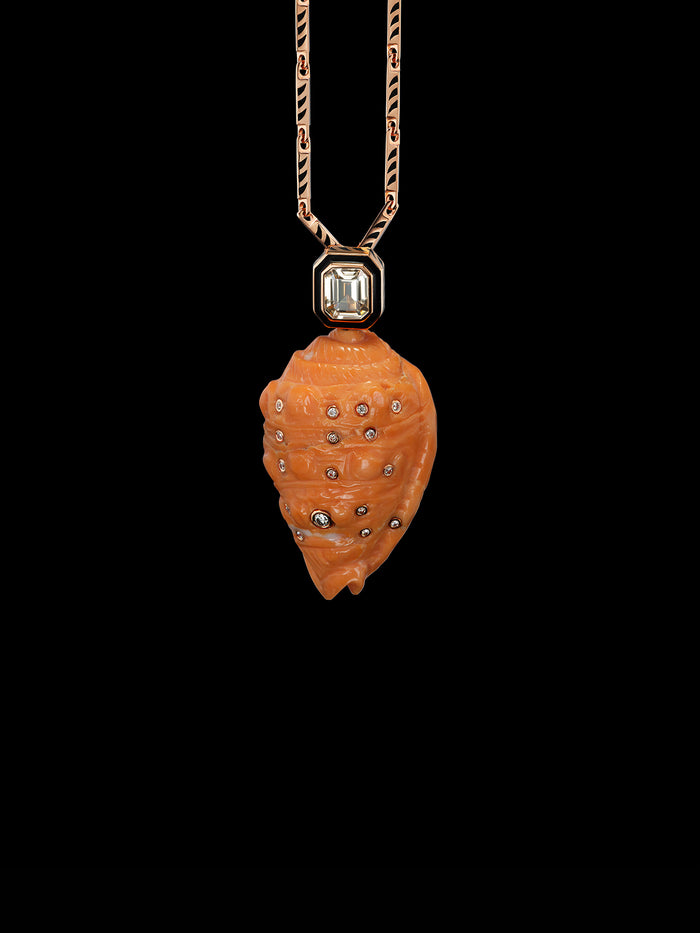 dezso by sara beltran Helmet Shell with Sapphires and Diamonds