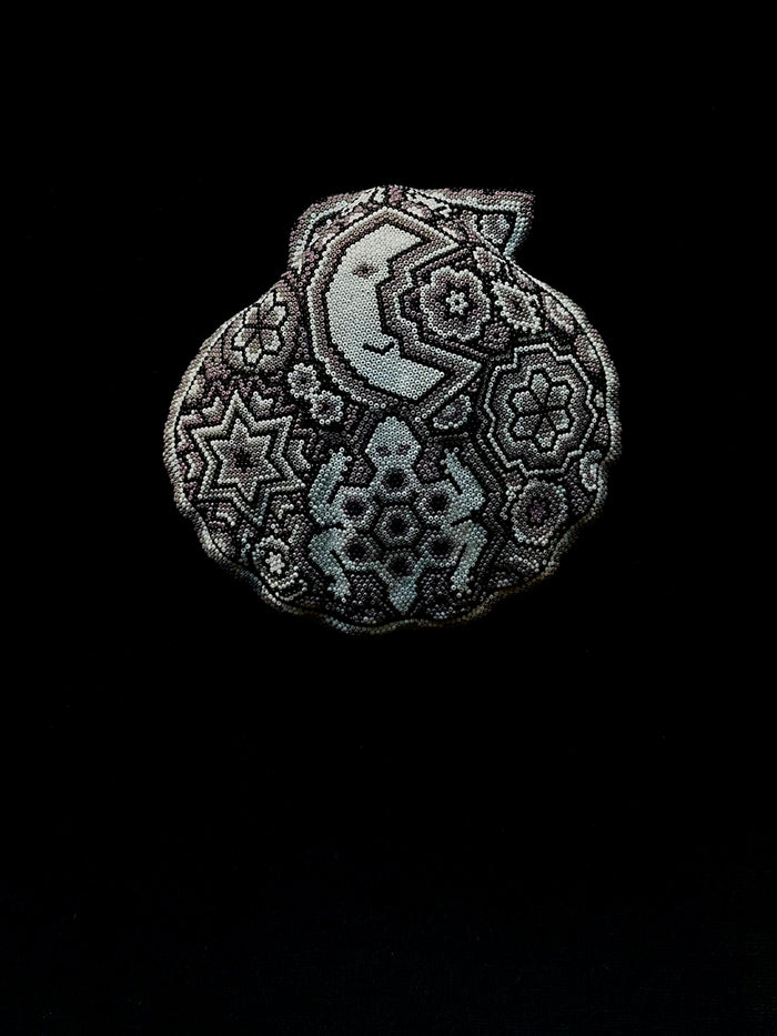 dezso by sara beltran Huichol Gray Black Moon Shell