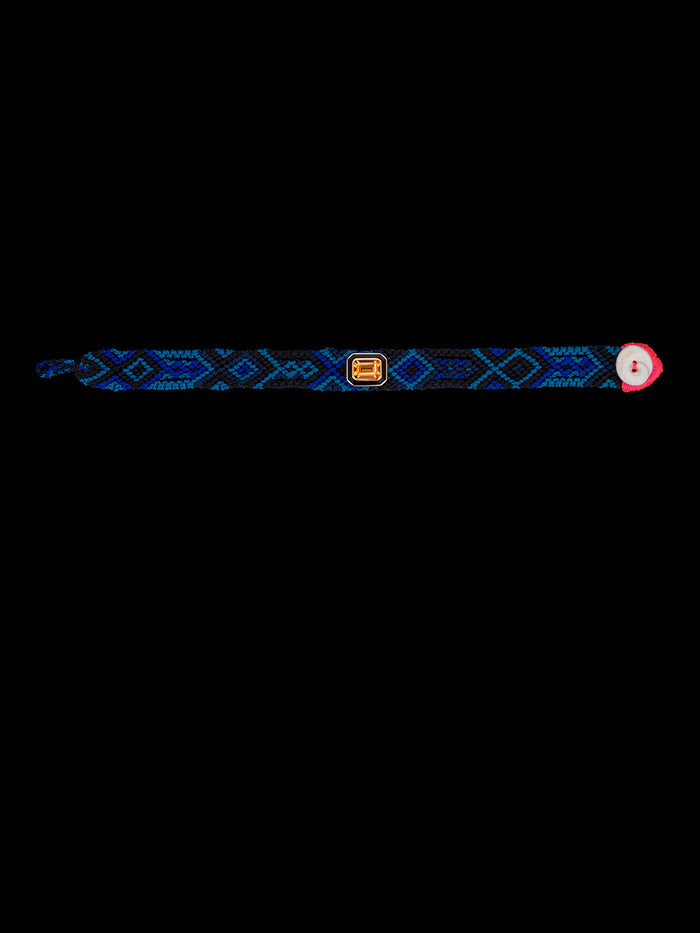 dezso by sara beltran Mexican Bracelet with Emerald Cut Citrine