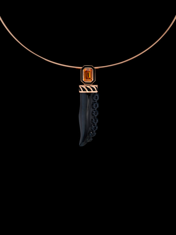 Dezso By Sara Beltran Octopus Tentacle With Citrine