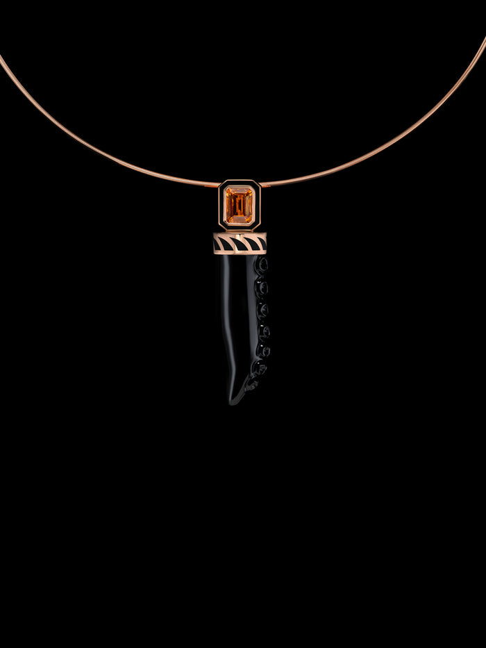 Dezso By Sara Beltran Octopus Tentacle With Citrine