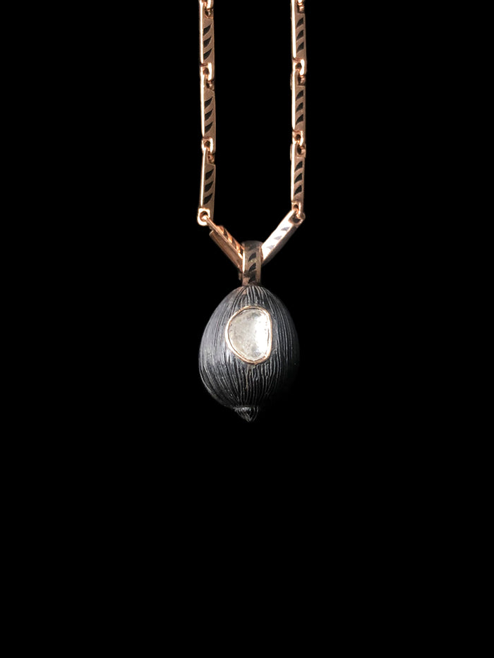 Dezso By Sara Beltran Petite Ebony Wood Coquito With Polki