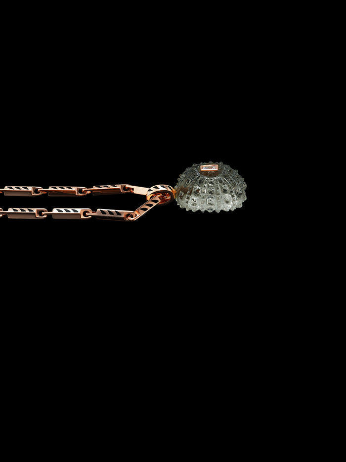 Dezso By Sara Beltran Petite Lemon Quartz Sea Urchin With Diamond